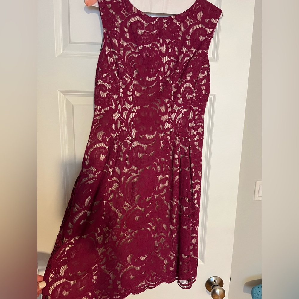 Vince Camuto lace overlay dress